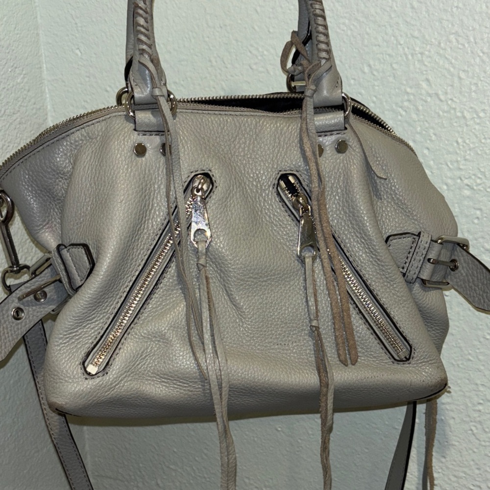 Rebecca Minkoff Gray Leather Satchel